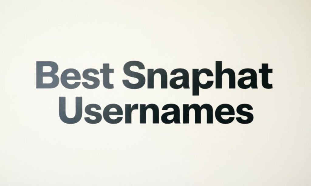 best-snapchat-usernames