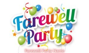 farewell-party-name
